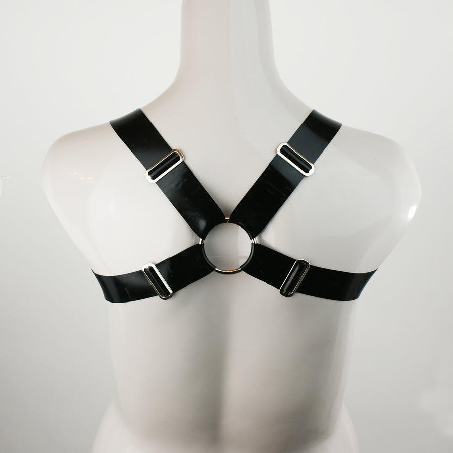 Selene O-Ring Latex Chest Harness