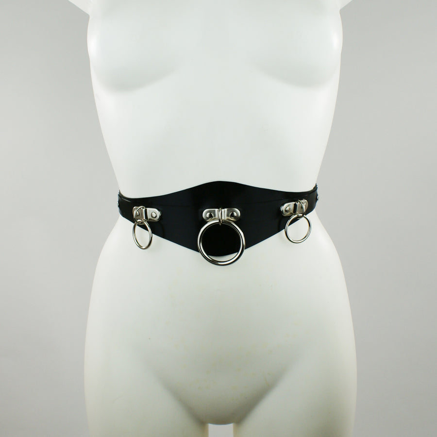 Gwen Latex Multi O-Ring Belt
