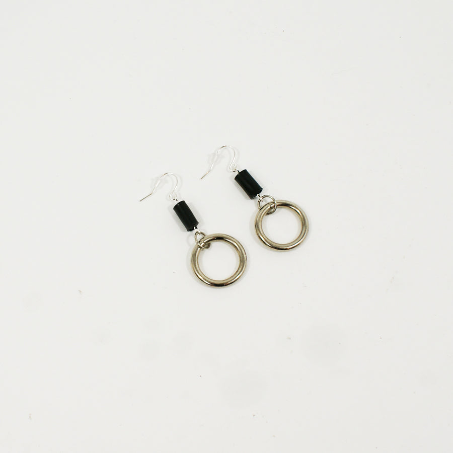 O-Ring Latex Bead Earrings