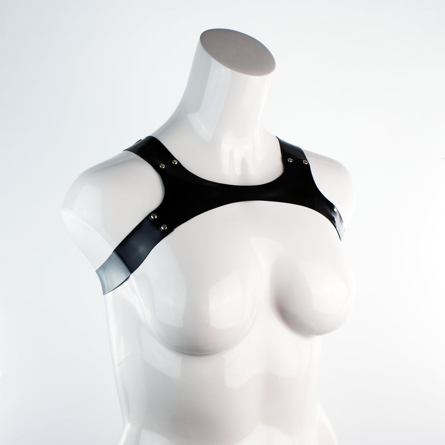 Thea Modernist Latex Chest Harness