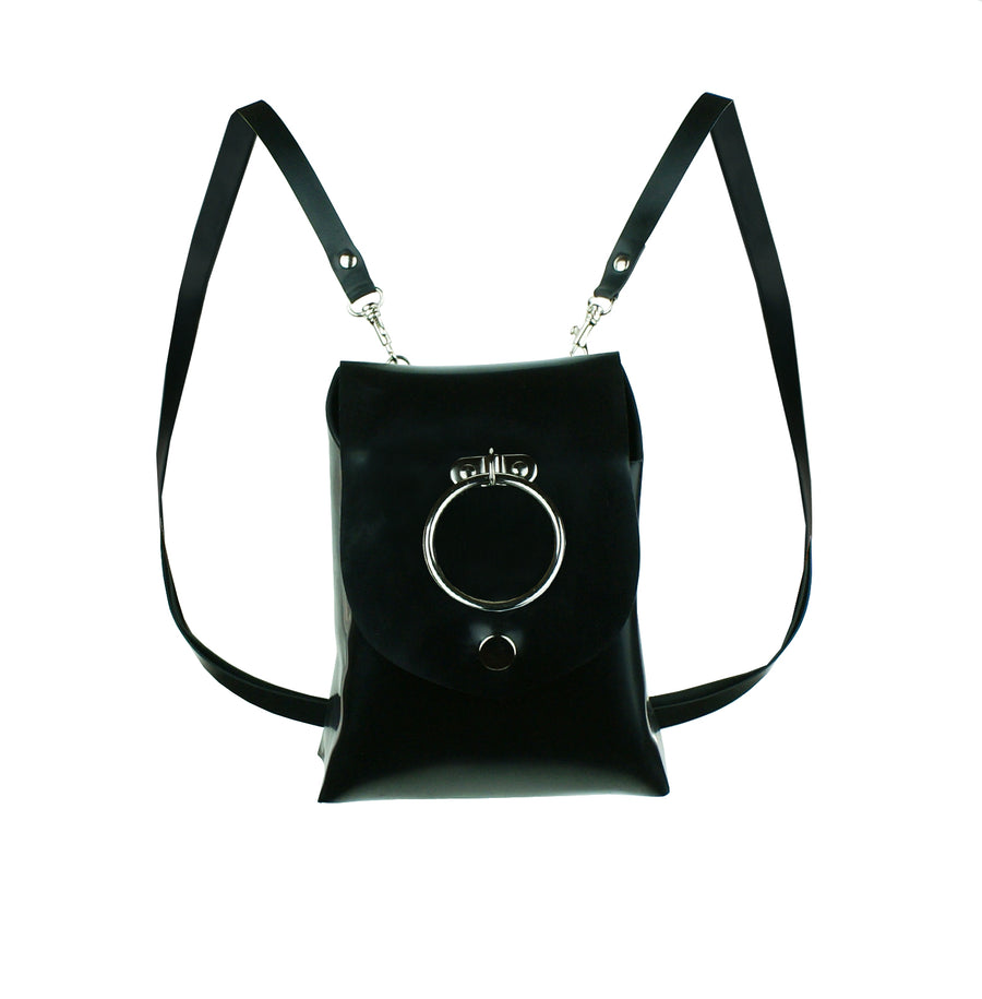 Latex O-Ring Mini Backpack