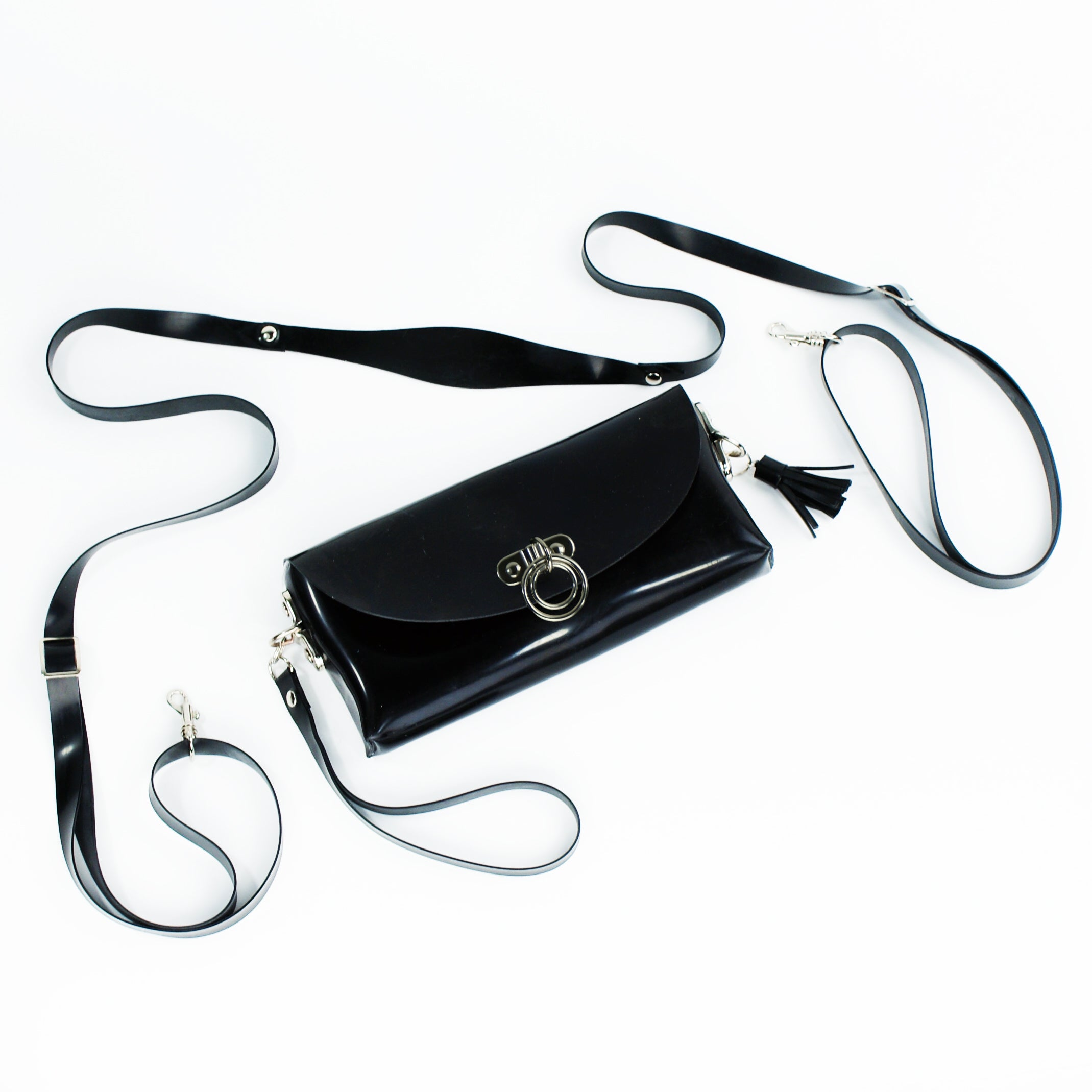 O-Ring Latex Clutch and Shoulder Purse Bag – Northern Rubberworks