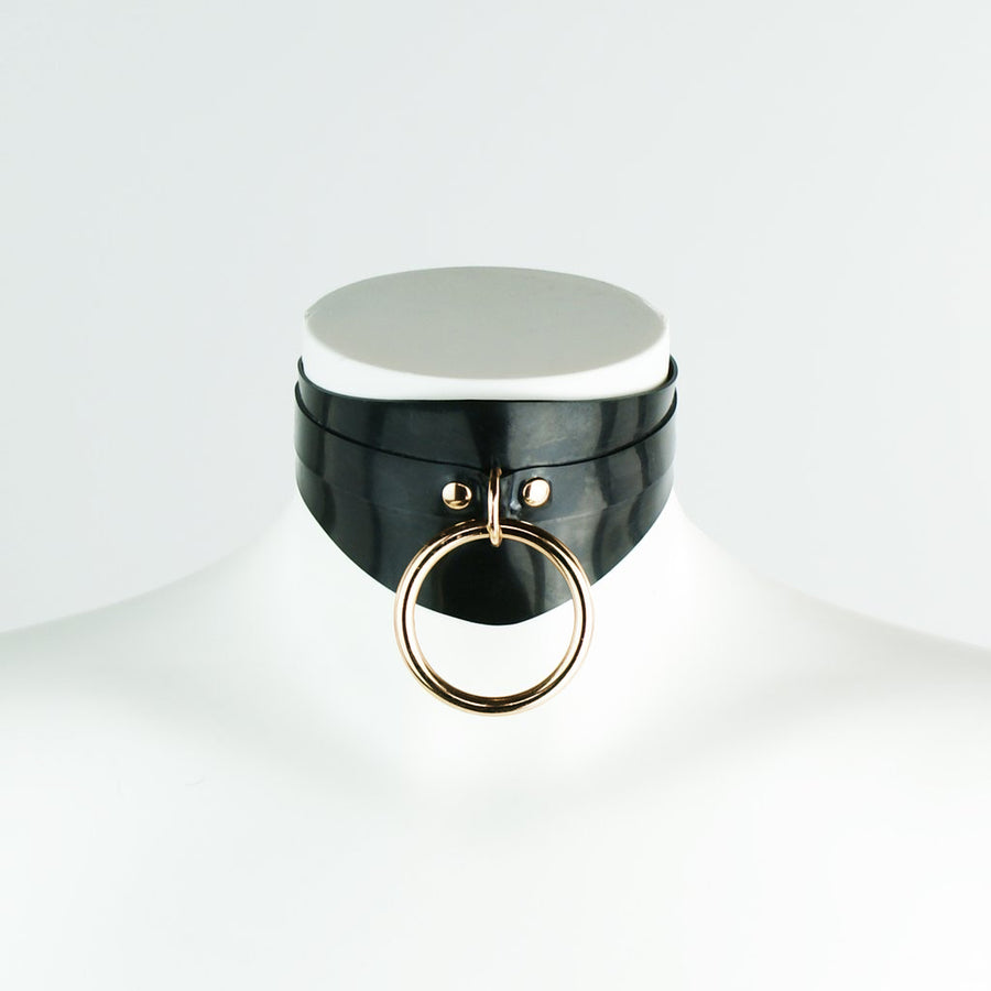 GOLD Edition Heavy Rubber Shaped O Ring Collar