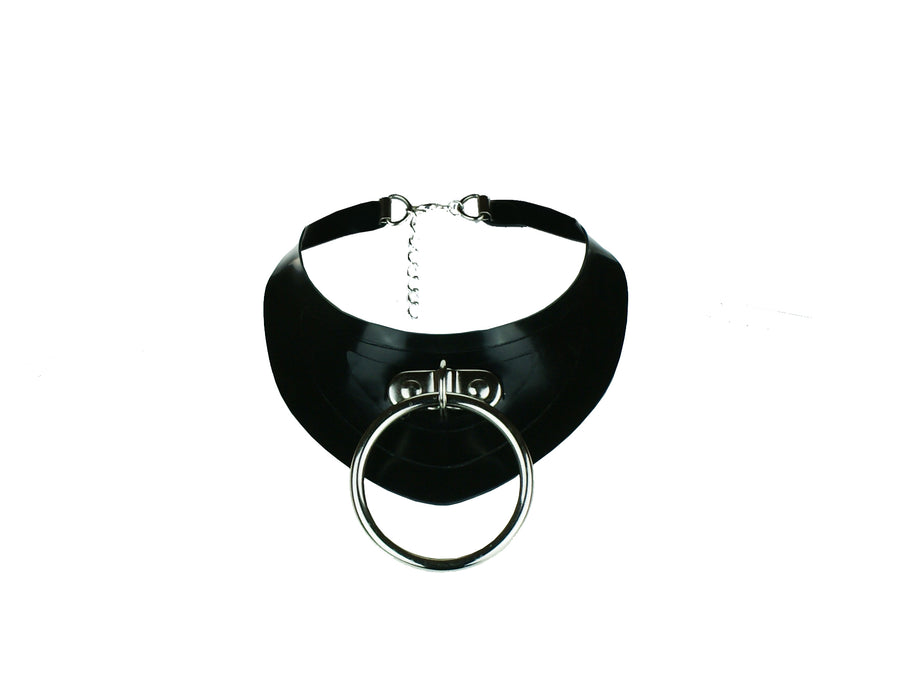 Elli Latex O-Ring Statement Necklace