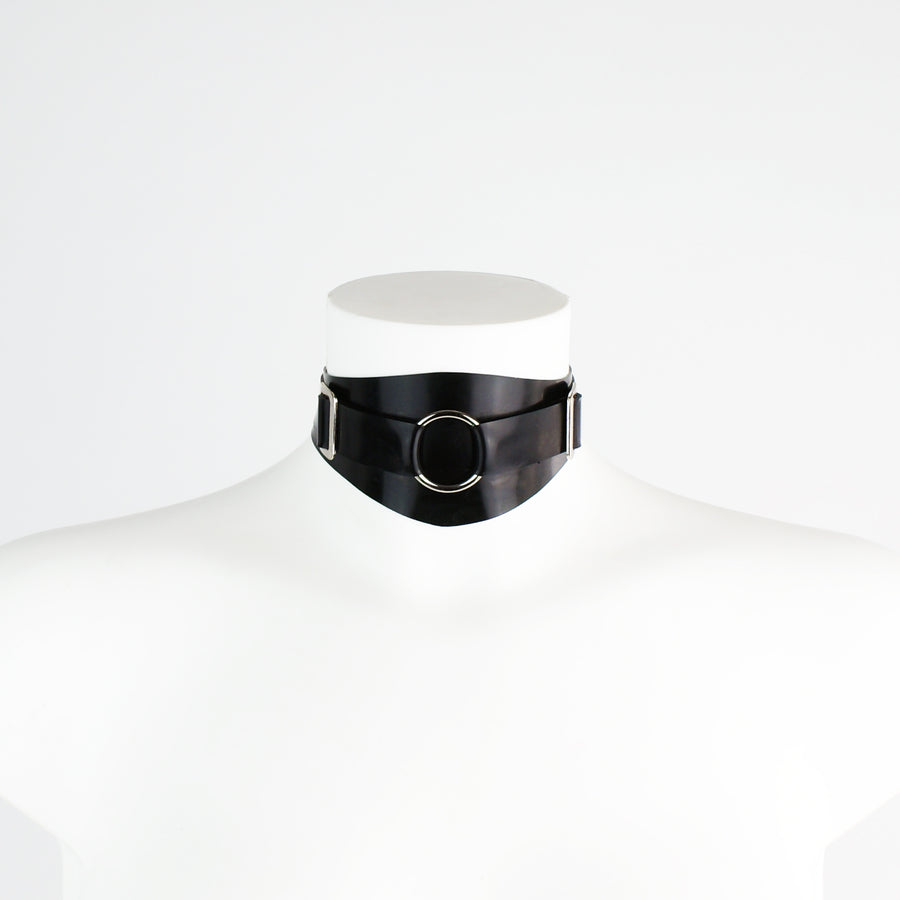 Annie Heavy Rubber Shaped O-Ring Halsband v.2